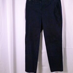 TalTalbots Perfect Chino Navy Blue Dress Pants  Womens 6P Petite 32x28